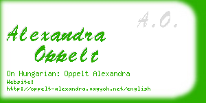 alexandra oppelt business card